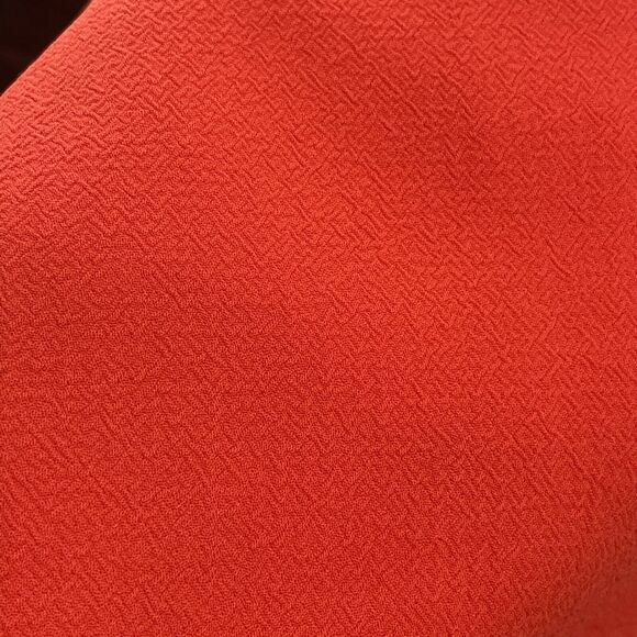 Trina Turk Mini Dress Women’s 6 Charleston Ruffle Orange Flutter Sleeve Colorful - Picture 6 of 10